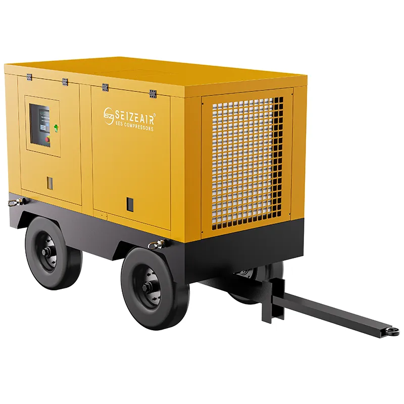 Compresor de aire portátil para minería